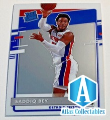 2020-21 Panini Donruss Optic #169 Saddiq Bey RC Rookie Detroit Pistons